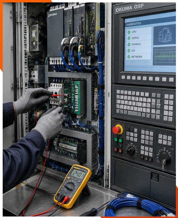 Ремонт систем ЧПУ Okuma OSP в Амурске